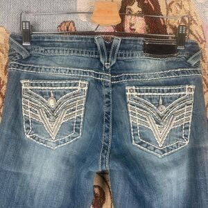 VIGOSS Y2K women’s jeans The Dallas slim boot cut size 5/6 excellent fading